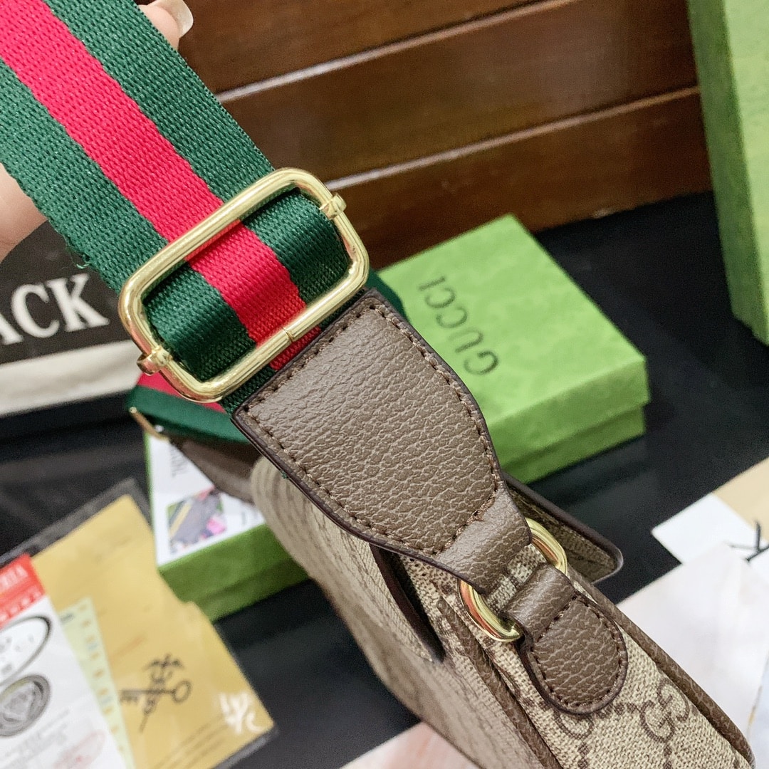 Gucci Ophidia Mini Bag Brown 22Cm