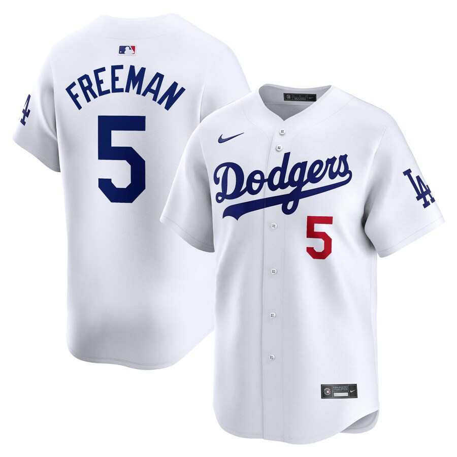 Freddie Freeman Los Angeles Dodgers Home Limited Player Jersey White