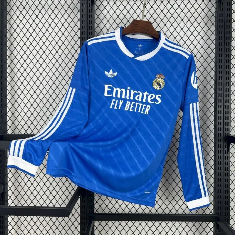 2025-26 Real Madrid Third Away Long sleeve football jersey