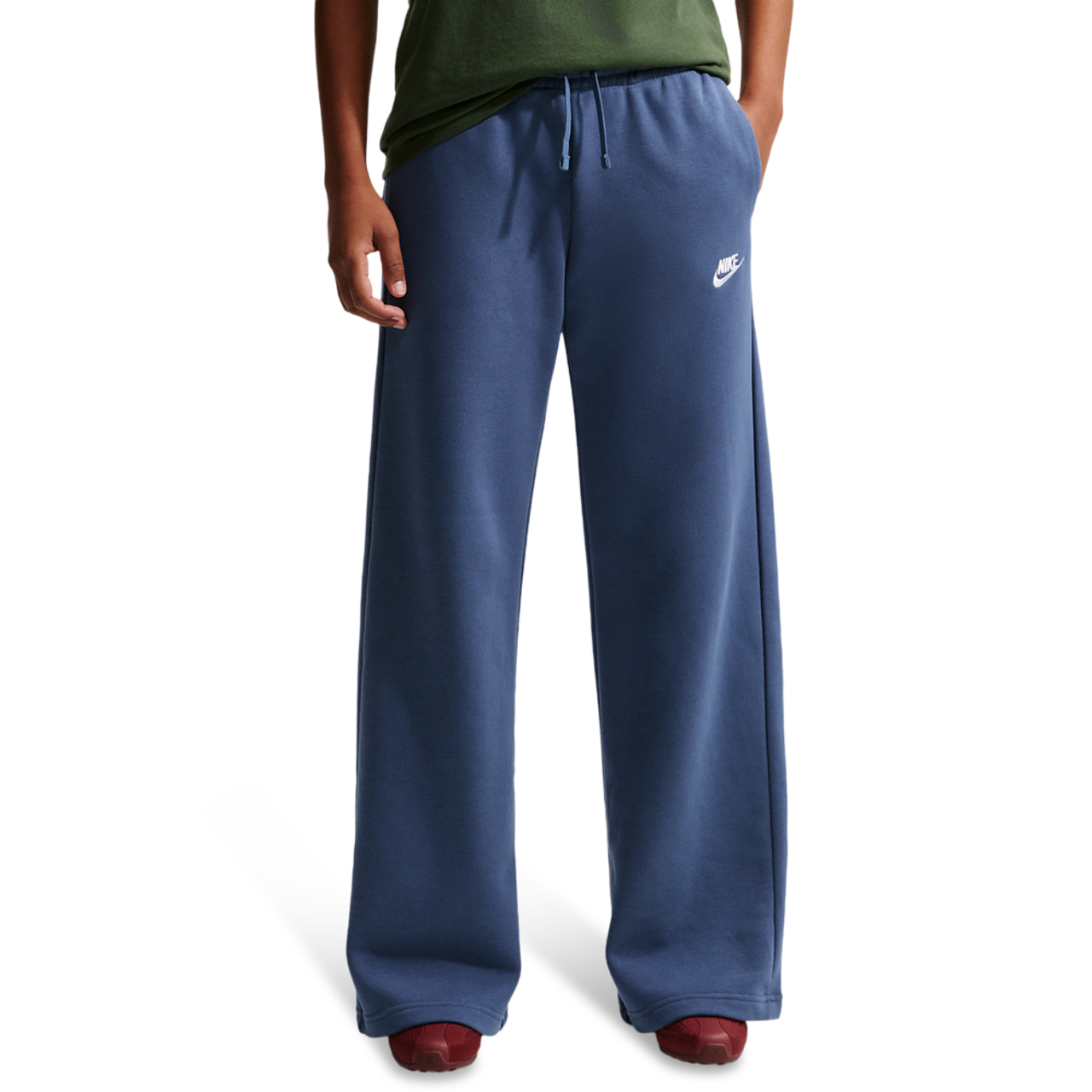 Nike NSW Club Fleece Mid Rise Pants Wide