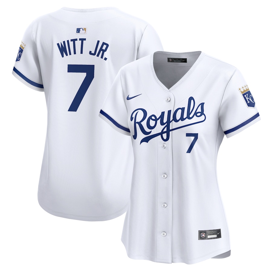 Bobby Witt Jr. Kansas City Royals Women's Home Limited Player Jersey White