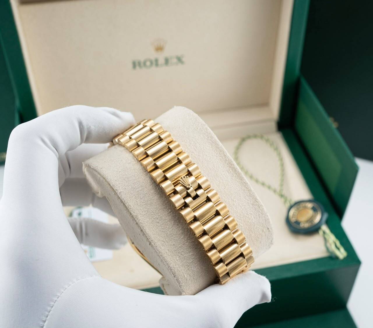[Superclone] Rolex Day-Date 36mm Champlevé Enamel “Puzzle” Dial President 128238-0106