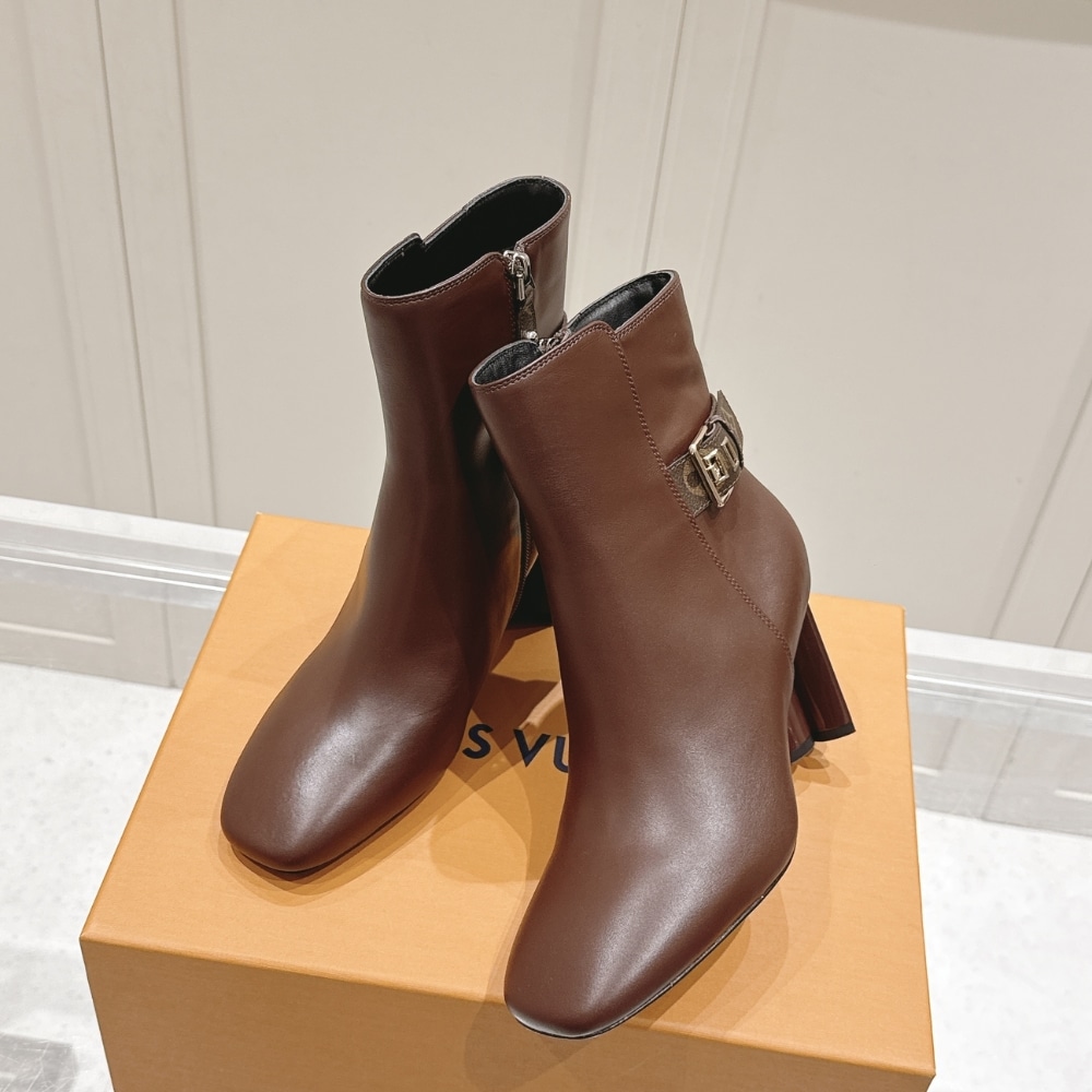 Louis Vuitton Silhouette Ankle Boot Brown 1Aifg7