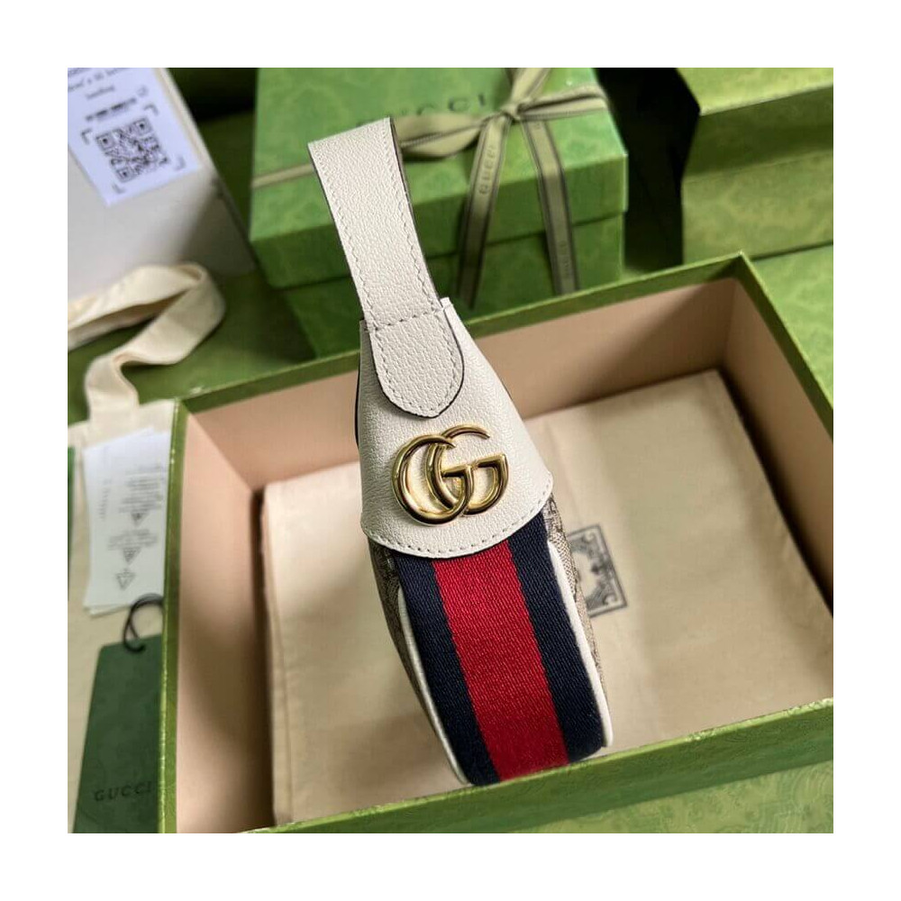 Gucci Ophidia GG Mini Bag White