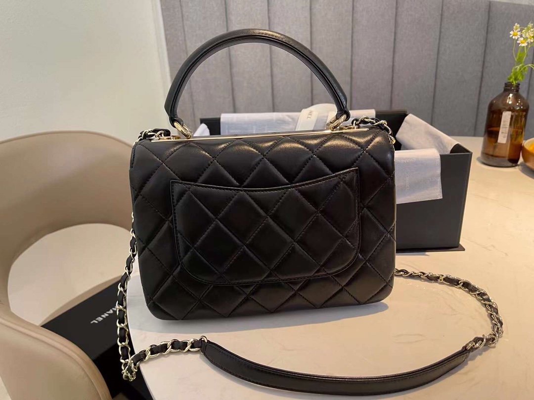 Chanel Cc Trendy Bag Black 25Cm
