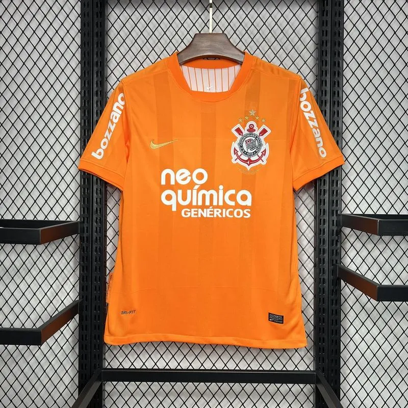 Retro 2010 Corinthians Goalkeeper Orange Football jersey retro