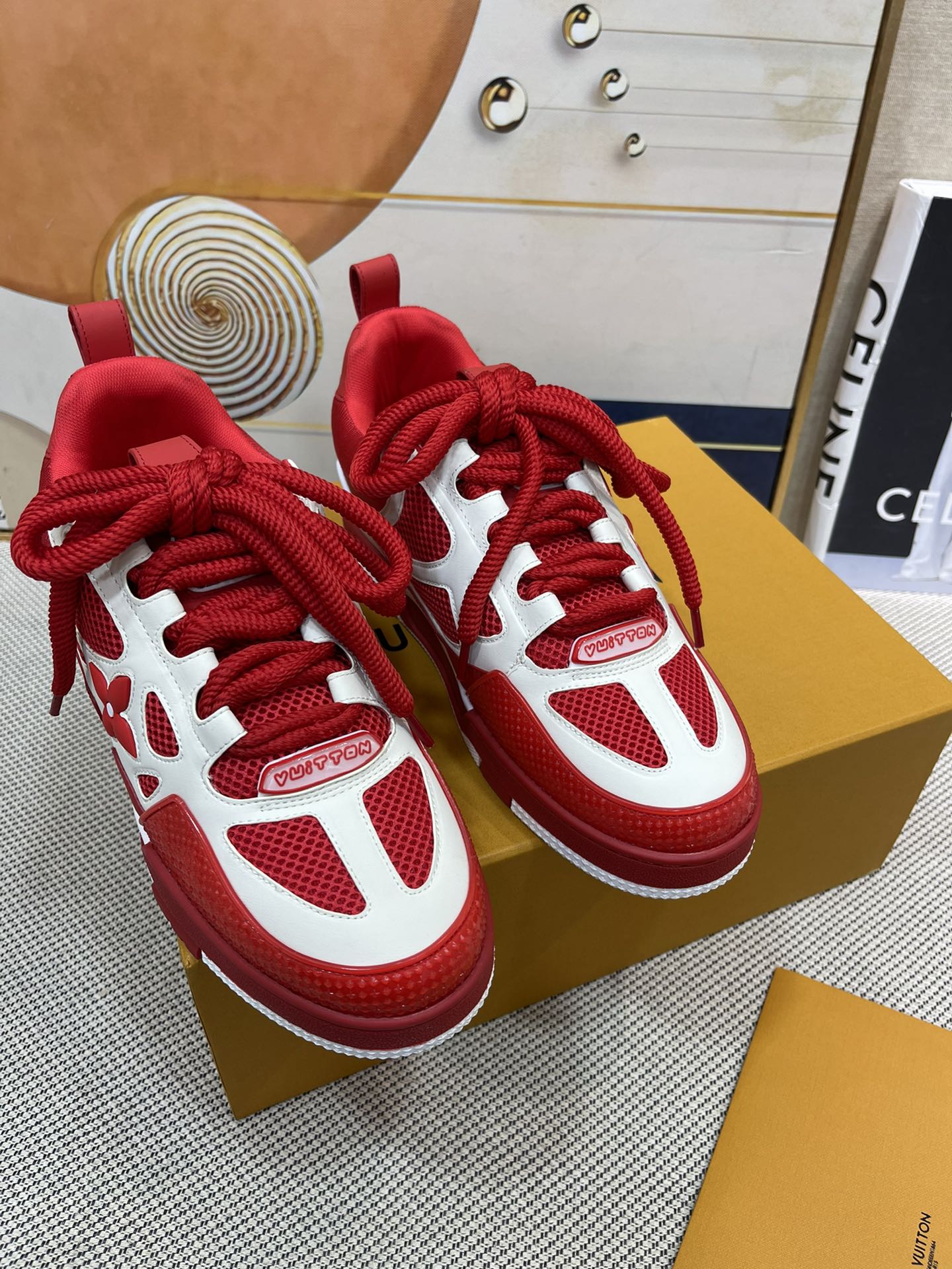 Louis Vuitton Lv Skate Sneaker Red