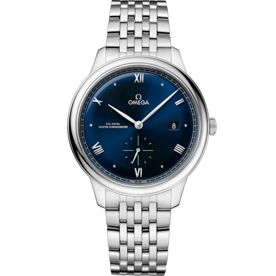 Omega De Ville Prestige 41mm Blue Dial Stainless Steel Bracelet 434.10.41.20.03.001
