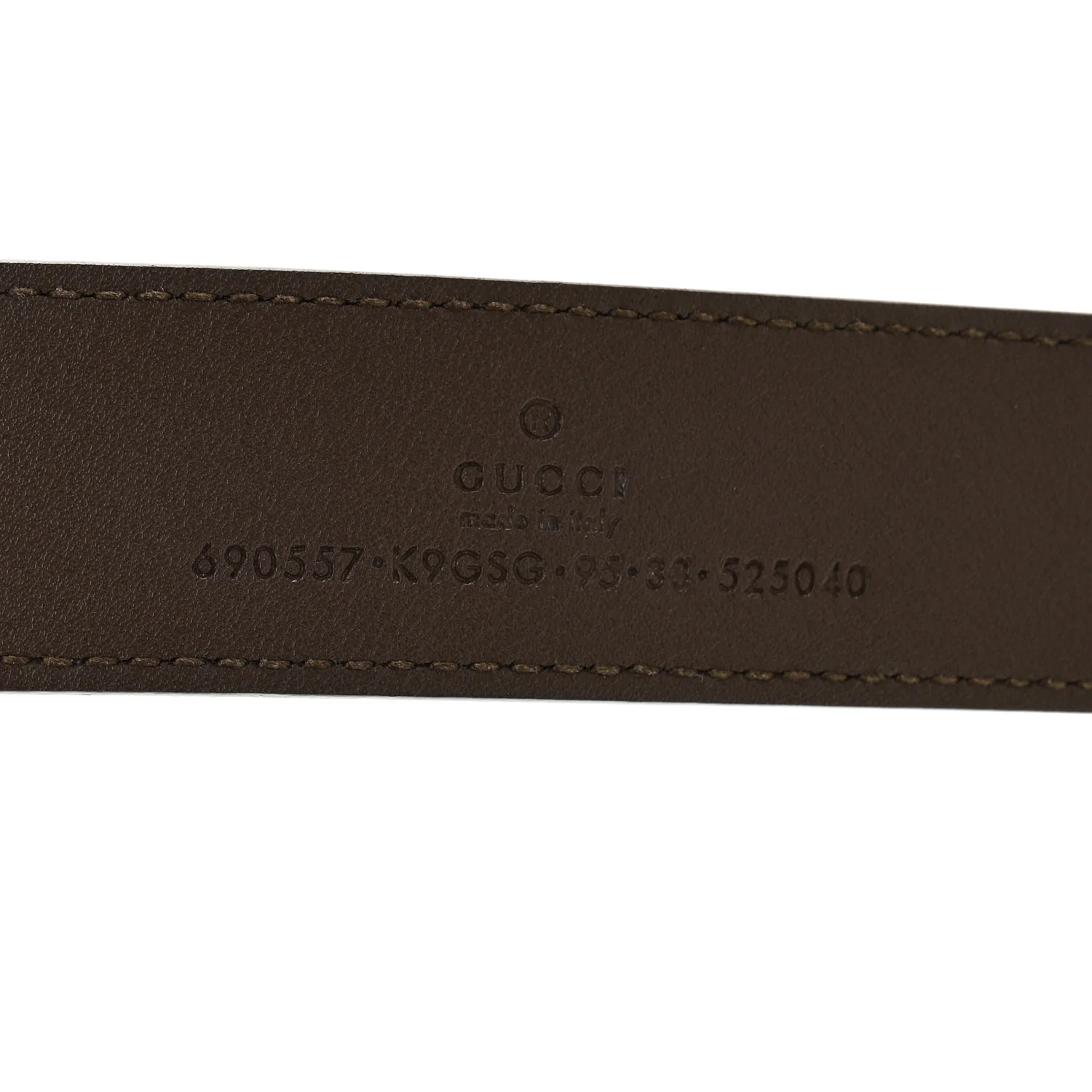 GG Supreme Monogram Textured Dollar Calfskin Blondie 30mm Belt 95 38 Beige Ebony New Acero