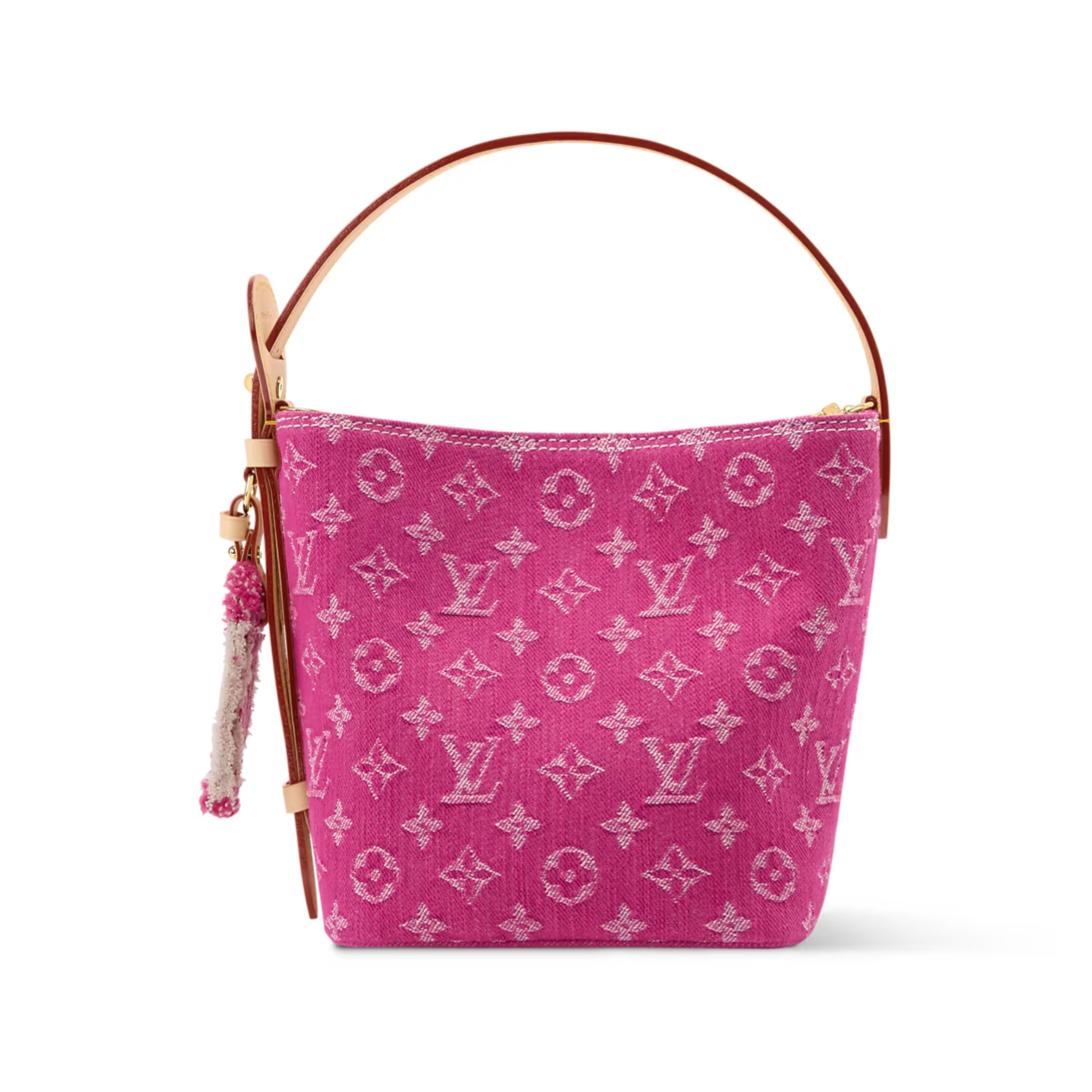 Louis Vuitton All In BB Bag Fuchsia Denim Fabric 16cm M27626