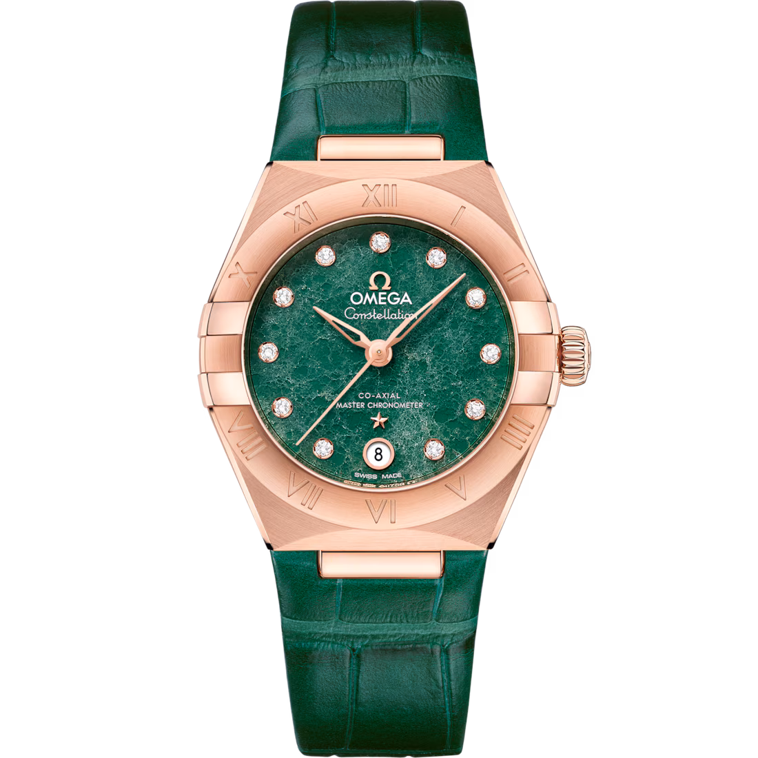 Omega Constellation Ladies' Selection 29mm Sedna™ gold on leather strap 131.53.29.20.99.002
