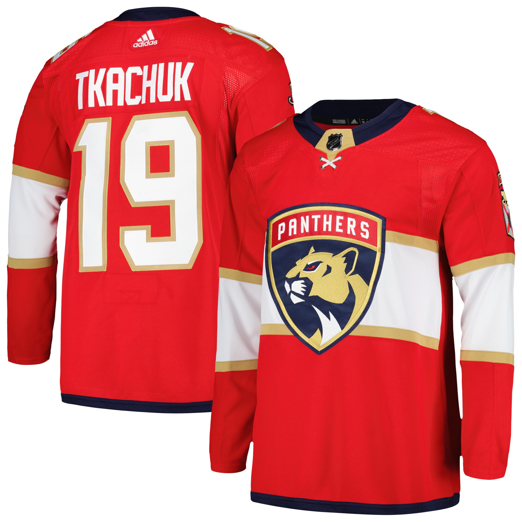 Matthew Tkachuk Florida Panthers adidas Home Primegreen Authentic Player Jersey – Red