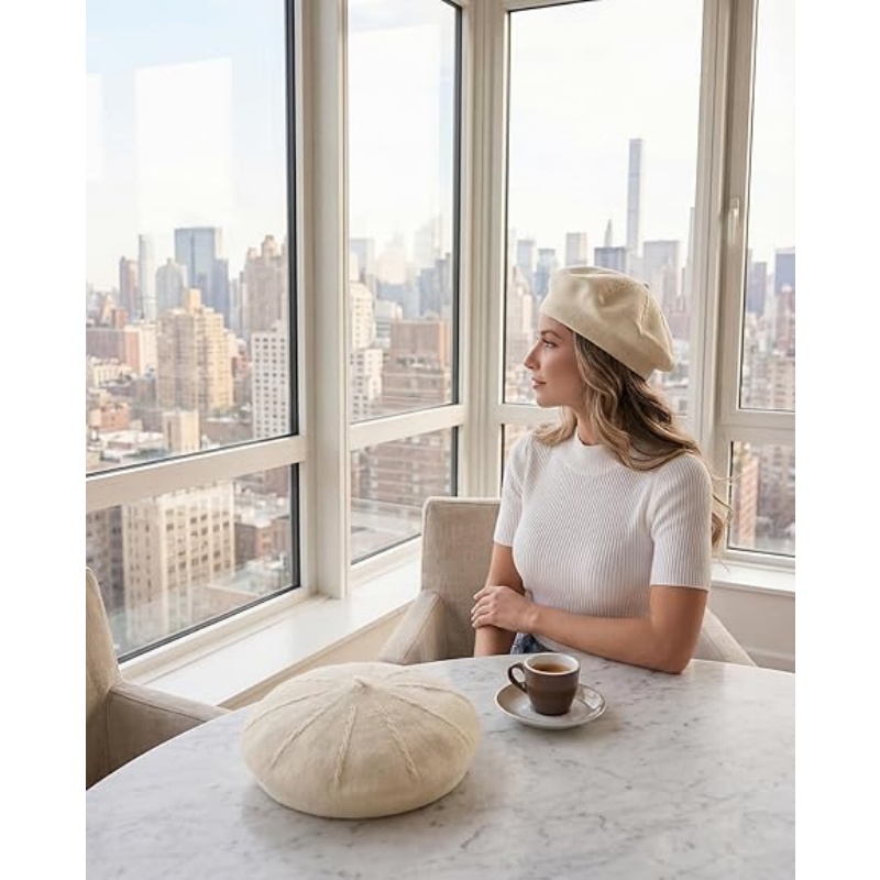 Cashmere Knitted Women Beret