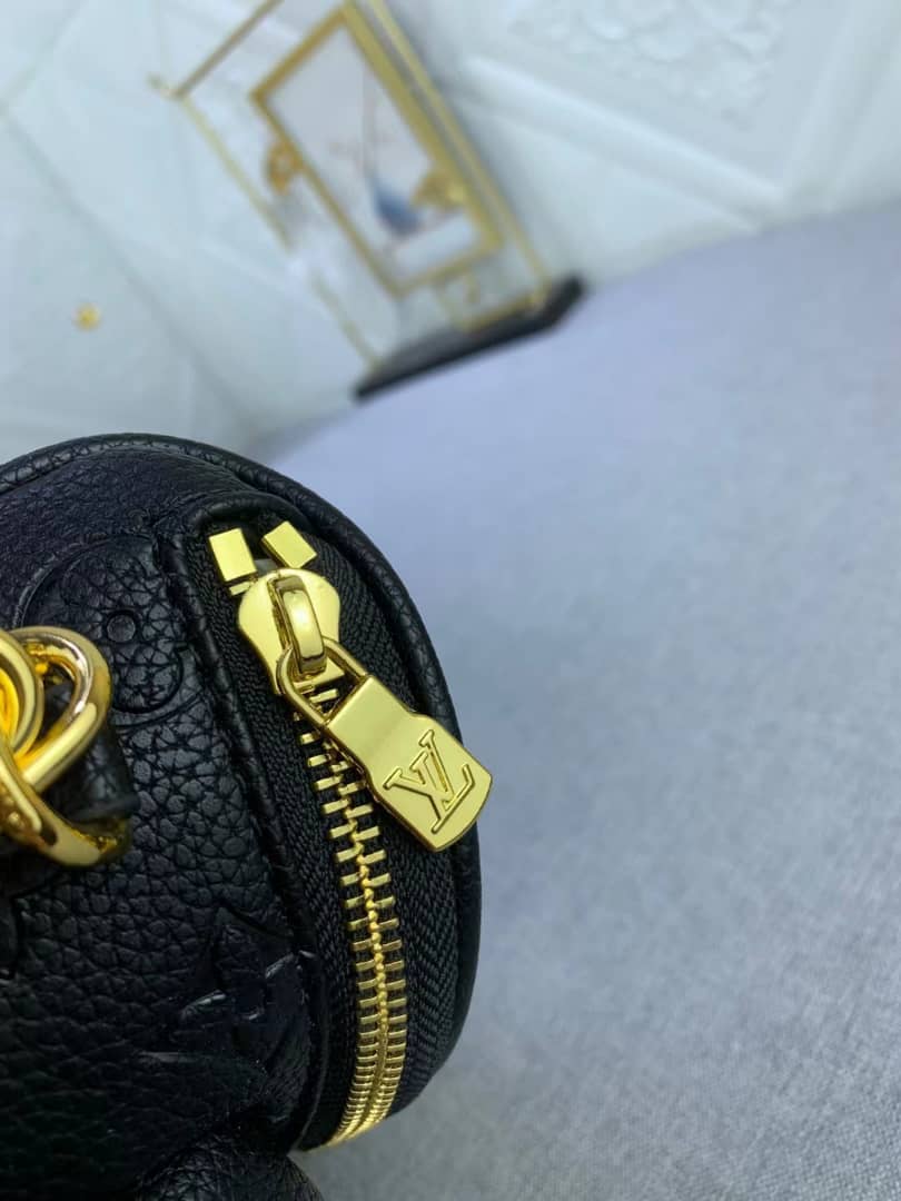 Louis Vuitton Mini Bumbag Black Monogram Empreinte 17Cm M46917