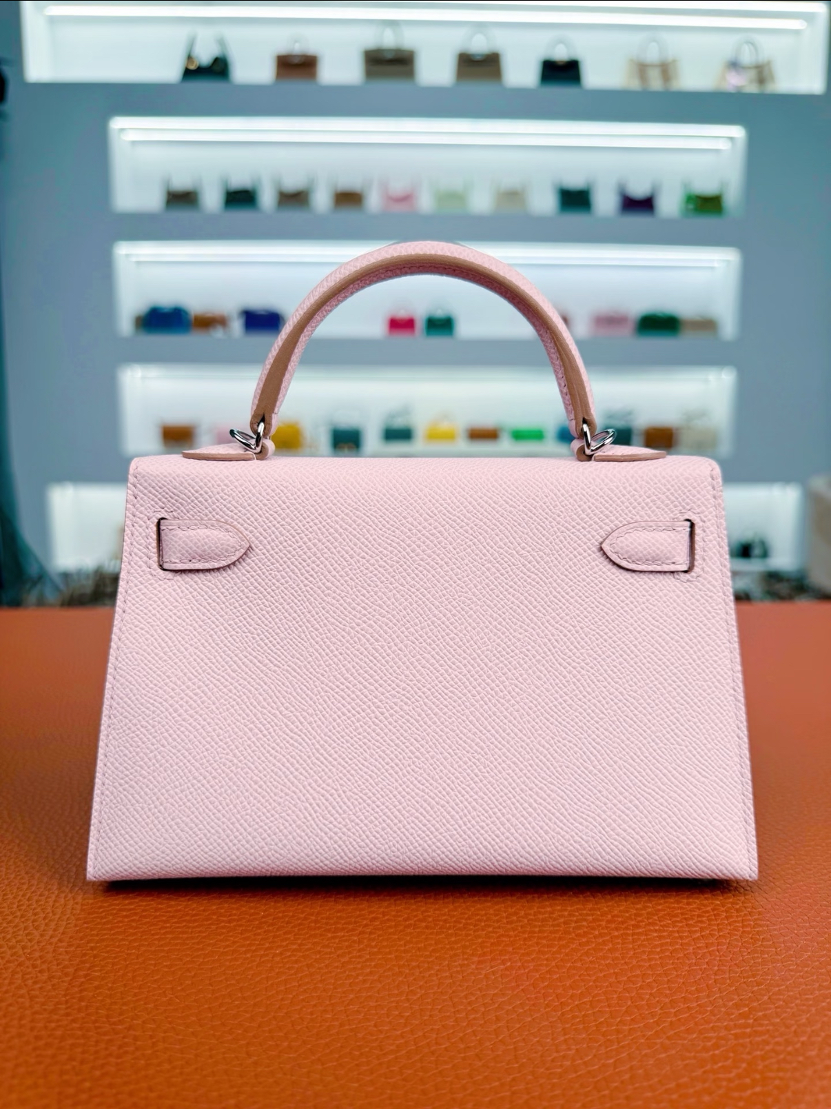 Kelly Mini 2 Sakura Pink Silver Buckle Custom