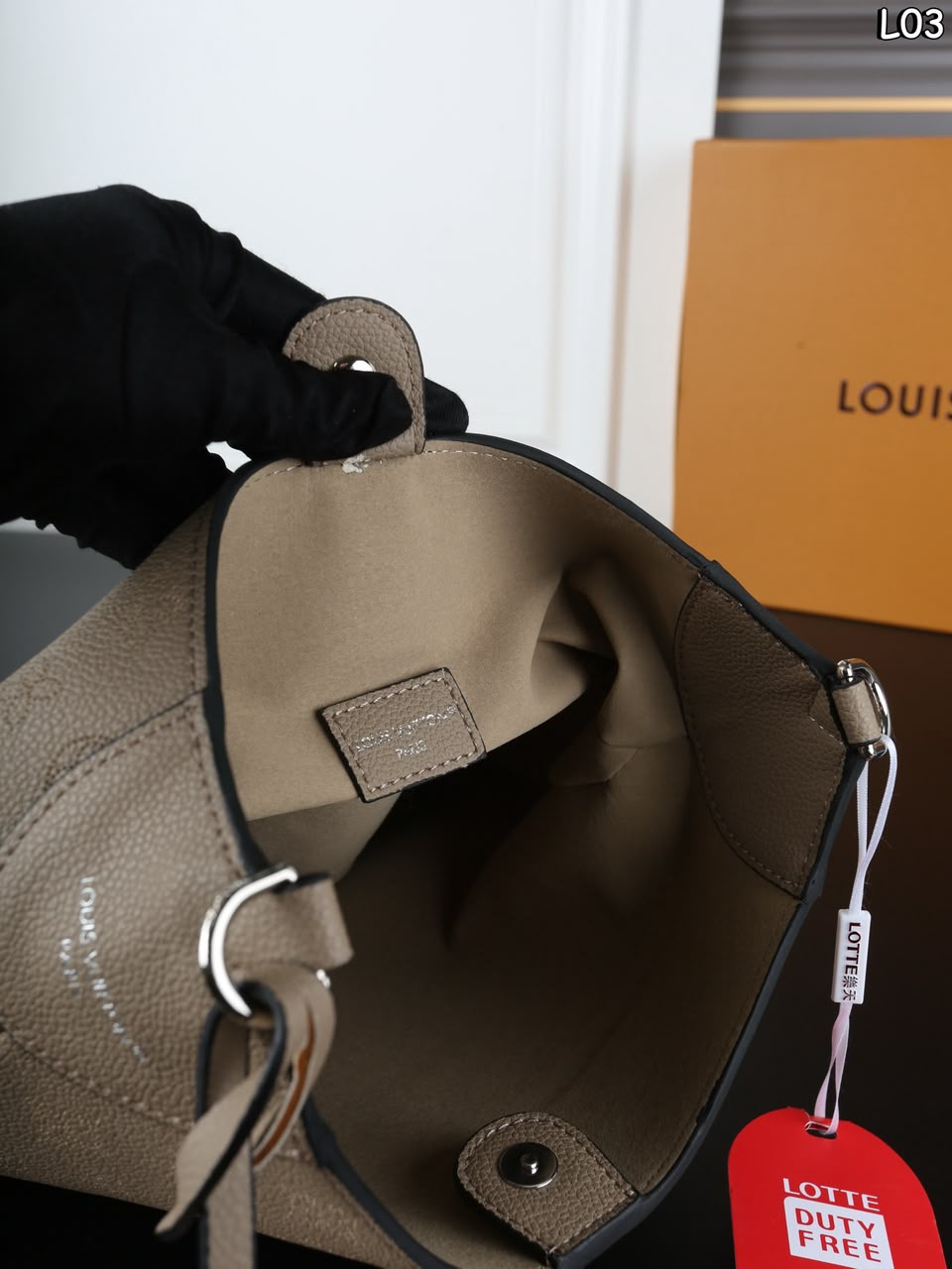 Louis Vuitton All Around PM Bag Galet Grey 25cm M27336