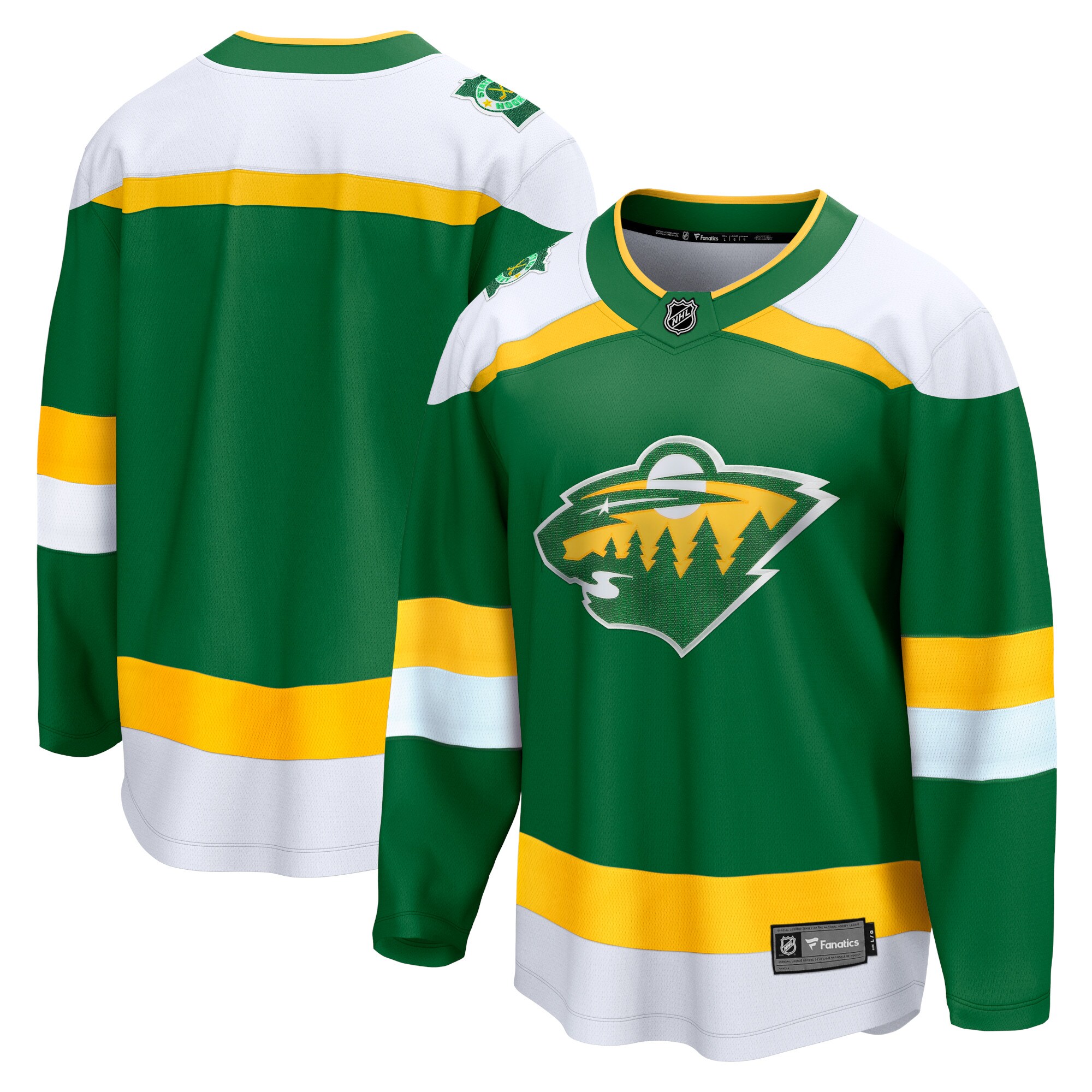 Minnesota Wild Fanatics Alternate Premier Breakaway JerseyÂ â€“ Green
