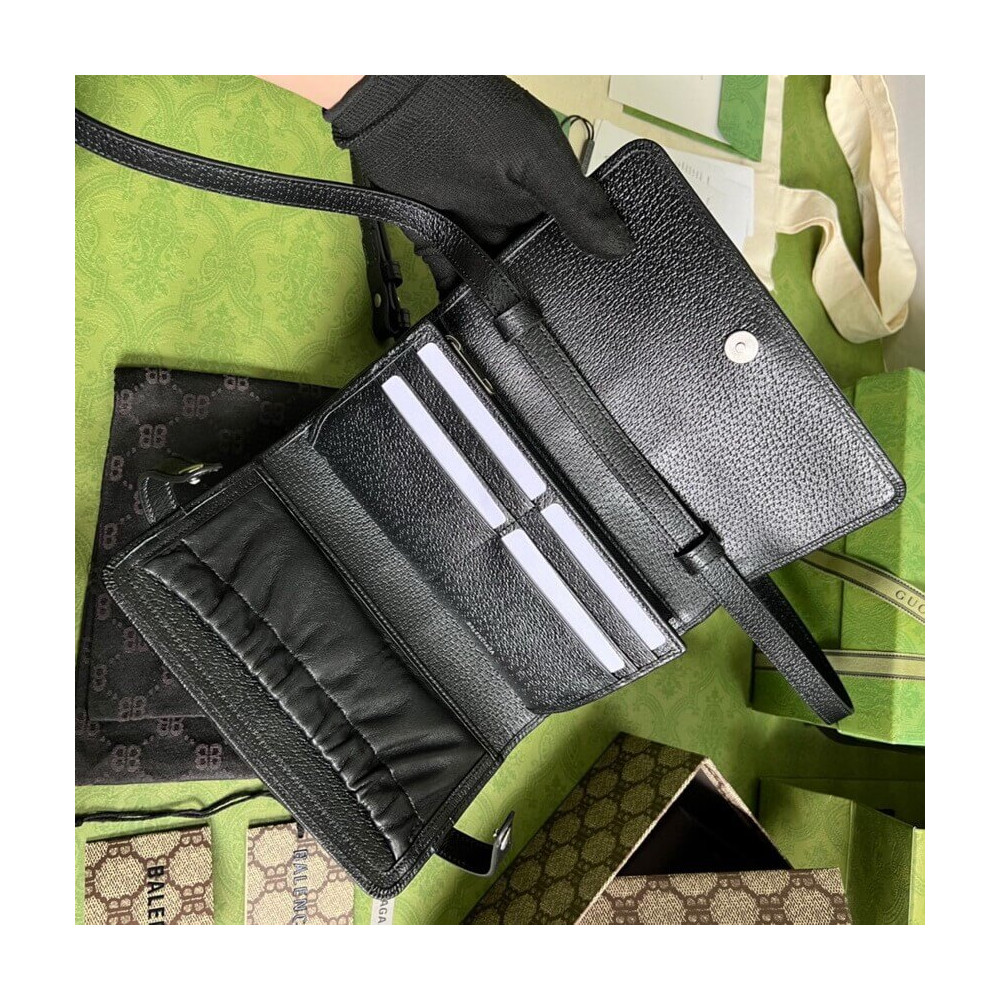 Balenciaga x Gucci Hacker Mini Crossbody Bag Black