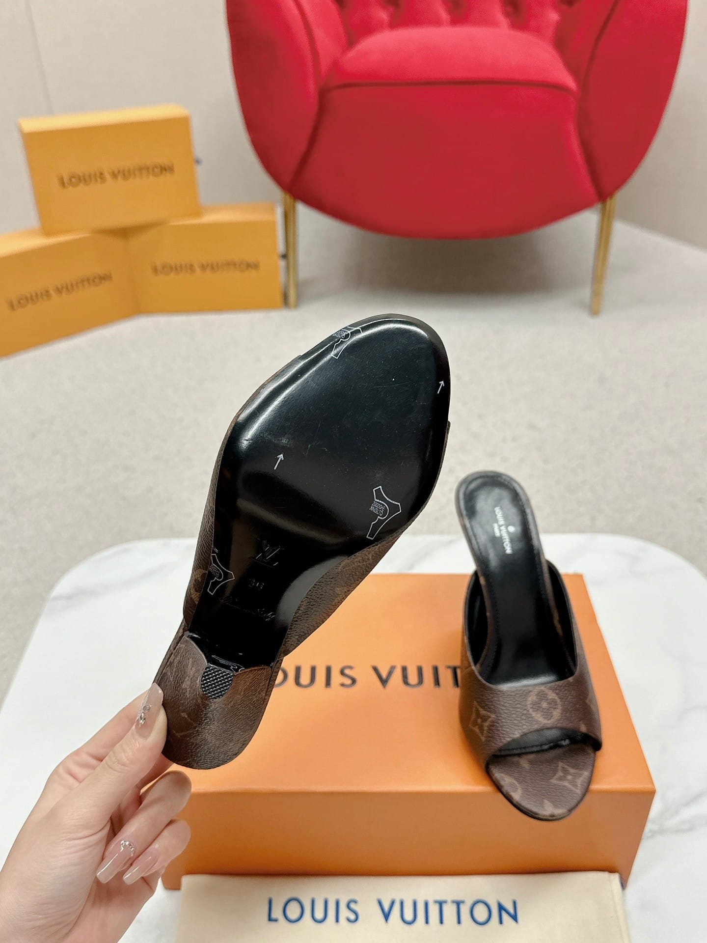 Louis Vuitton Super Mule Monogram Canvas