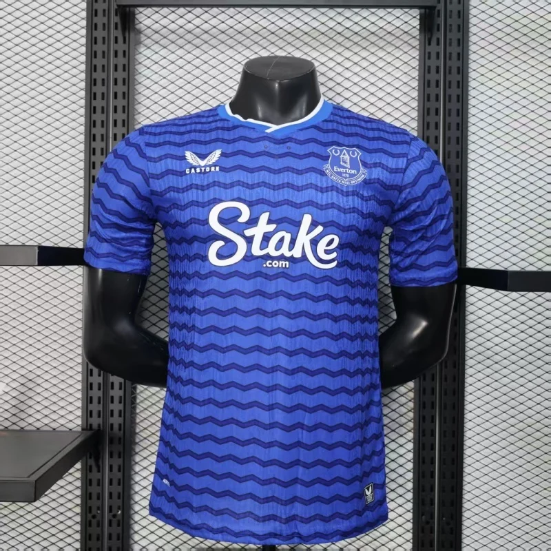 2025/2026 Premier League Everton Team Home Football Jersey Player Version