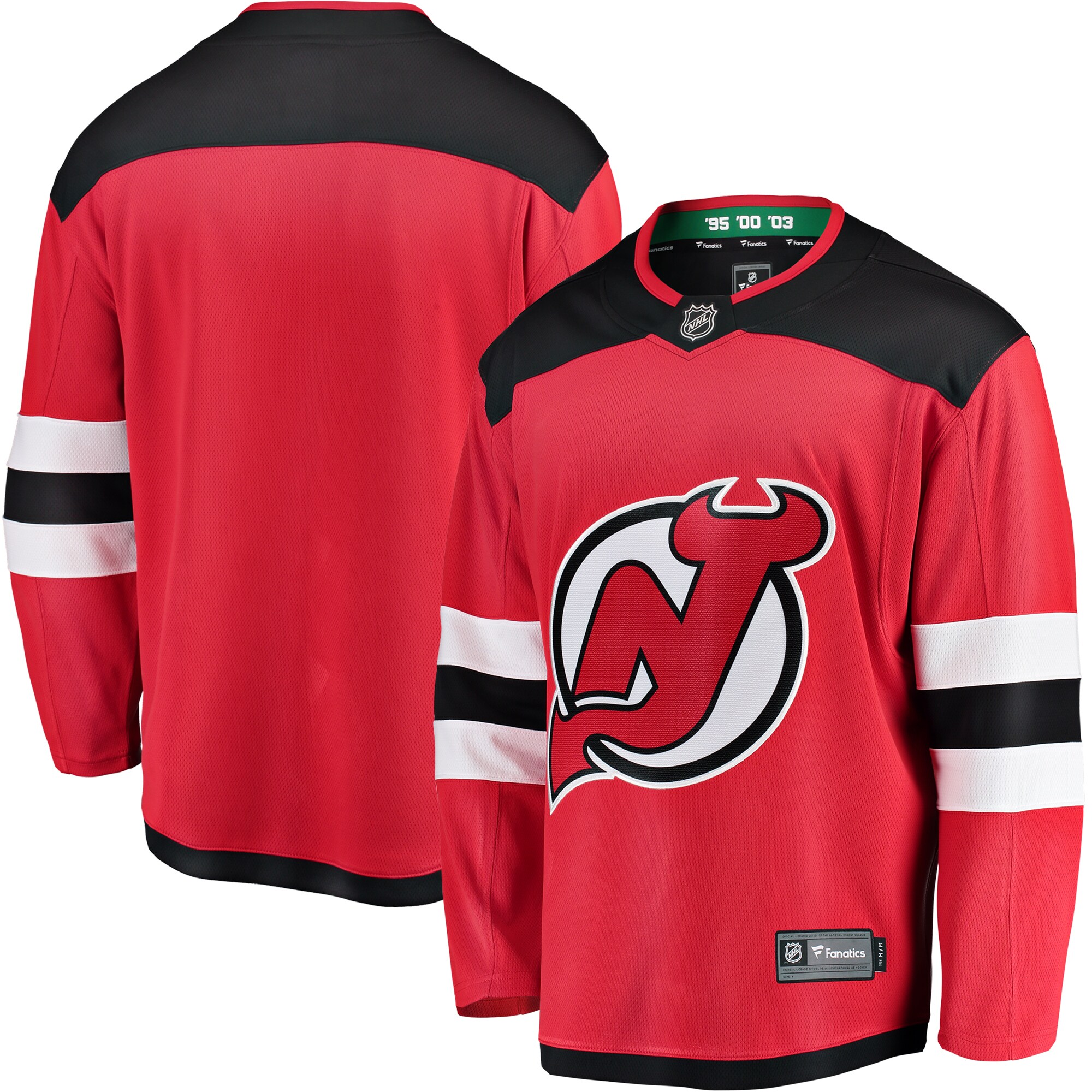 New Jersey Devils Fanatics Breakaway Home Jersey – Red