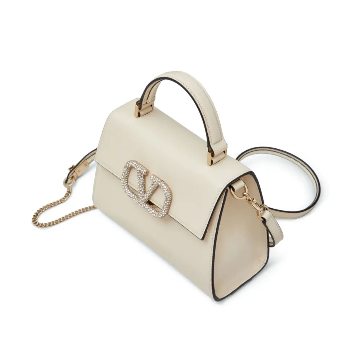 Valentino Garavani VSling Small Embellished leather Tote Bag 18Cm
