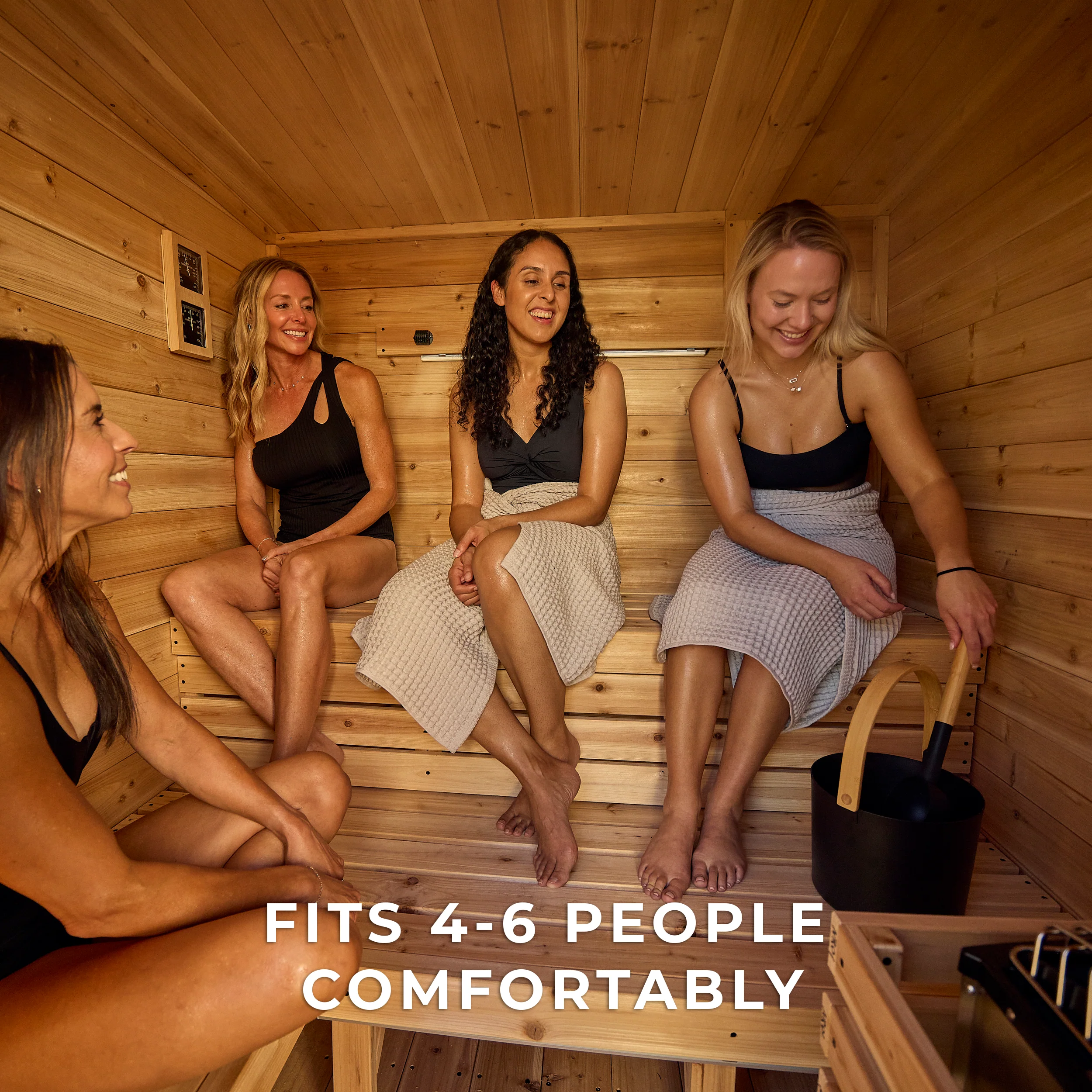 Henley Outdoor Cabin Sauna �?4-6 Person
