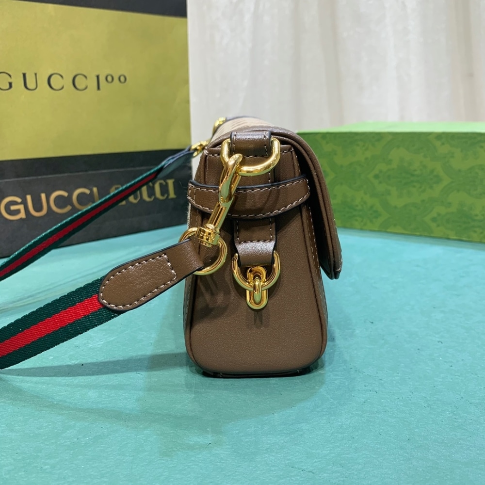 Gucci Luce Small Shoulder Bag Beige And Ebony 27Cm 786027 FADAC 9762