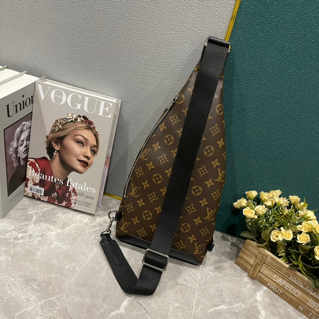 Louis Vuitton Duo Sling Bag Brown 42Cm M30936