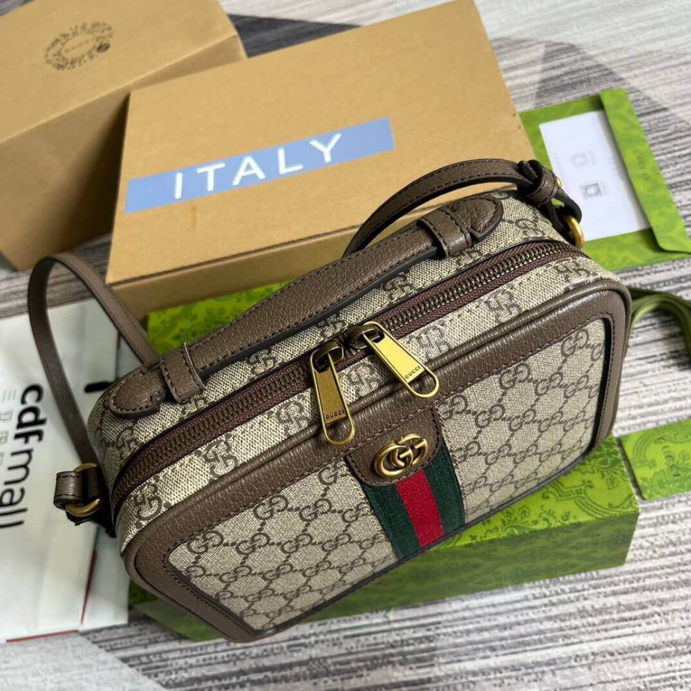 Gucci Ophidia Small Shoulder Bag With Web
