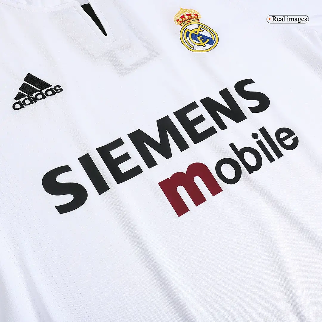Real Madrid 2003/04 Home Retro Football Jersey