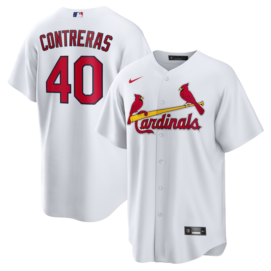 Willson Contreras St. Louis Cardinals Home Official Player Jersey White