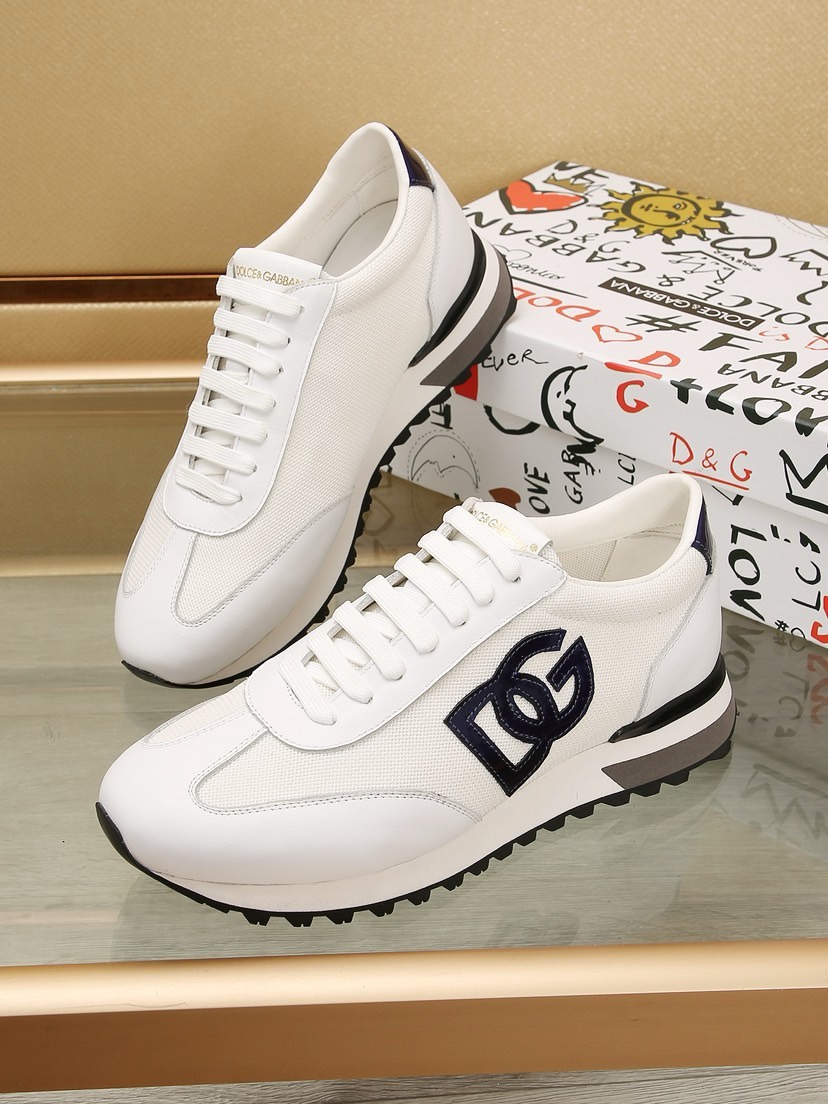 DOLCE & GABBANA Mixed-material DG CUSHION sneakers