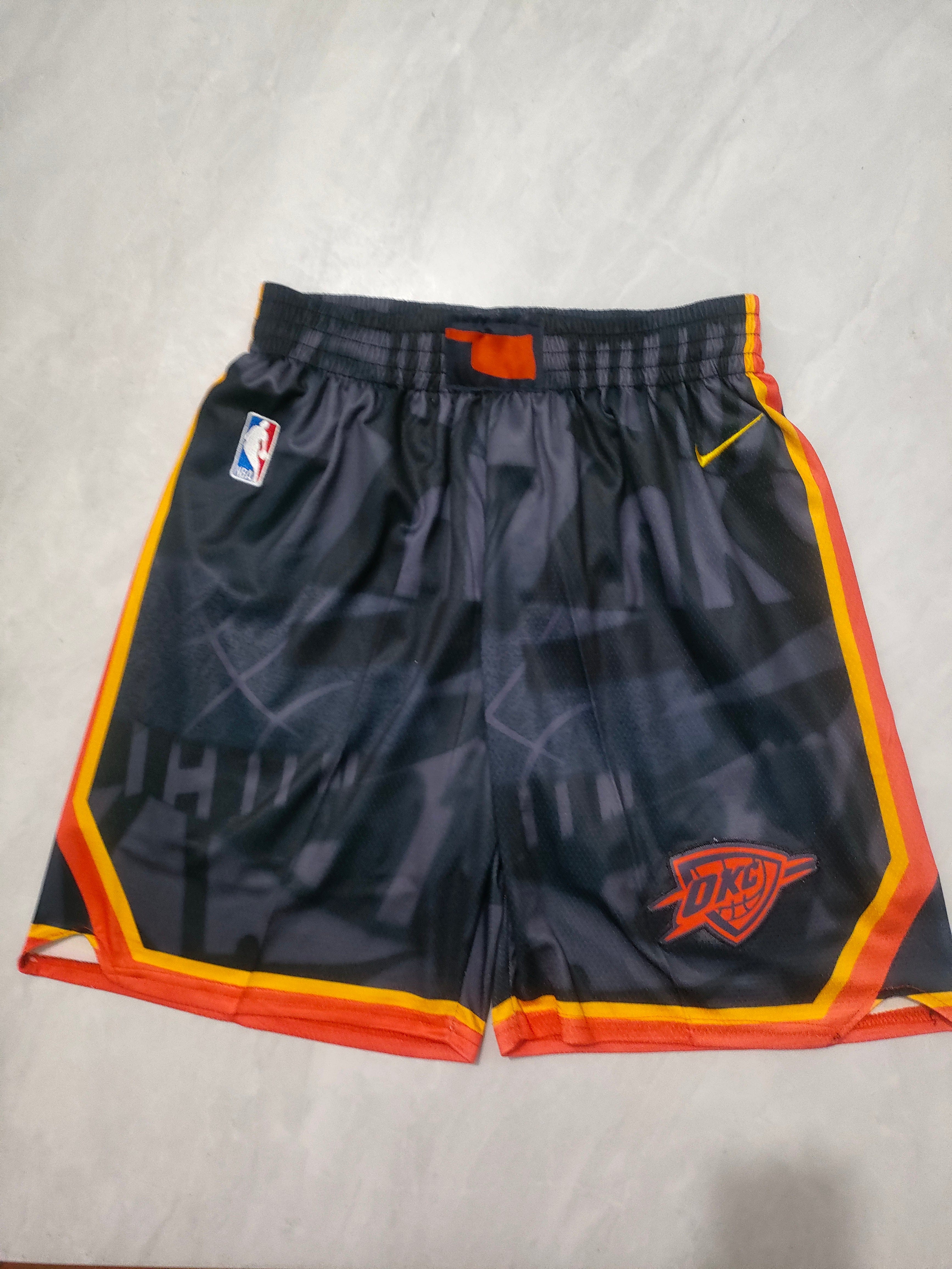 Oklahoma City Thunder Black 24 City Edition Shorts