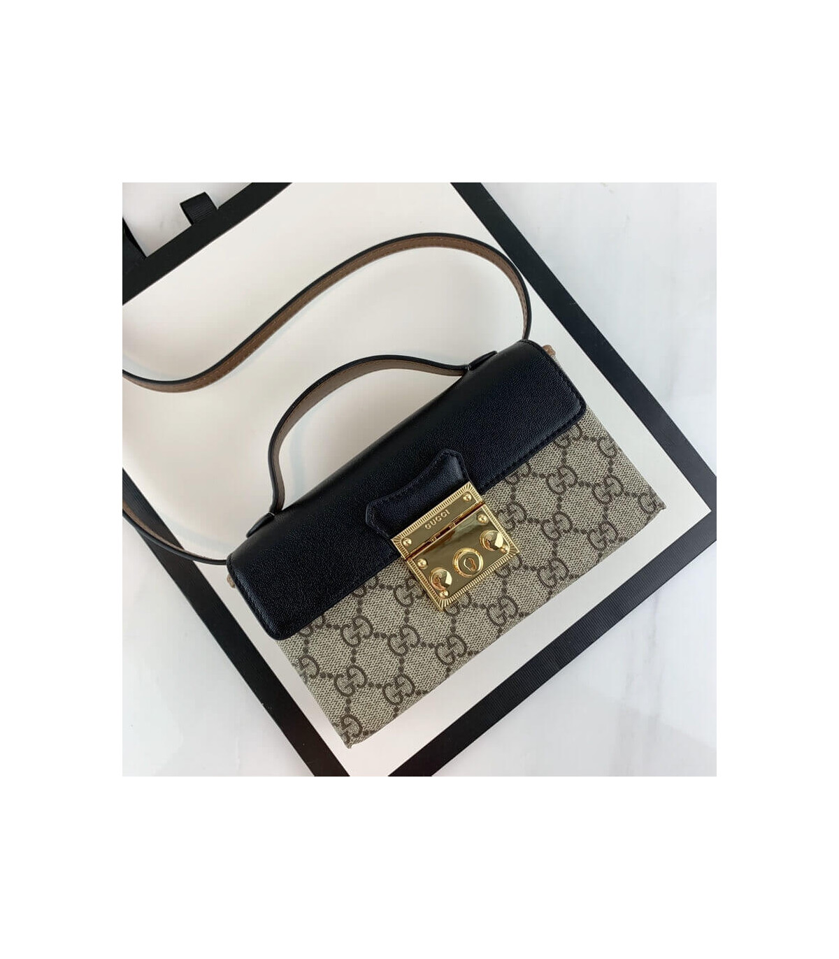 Gucci Padlock Mini Bag Black