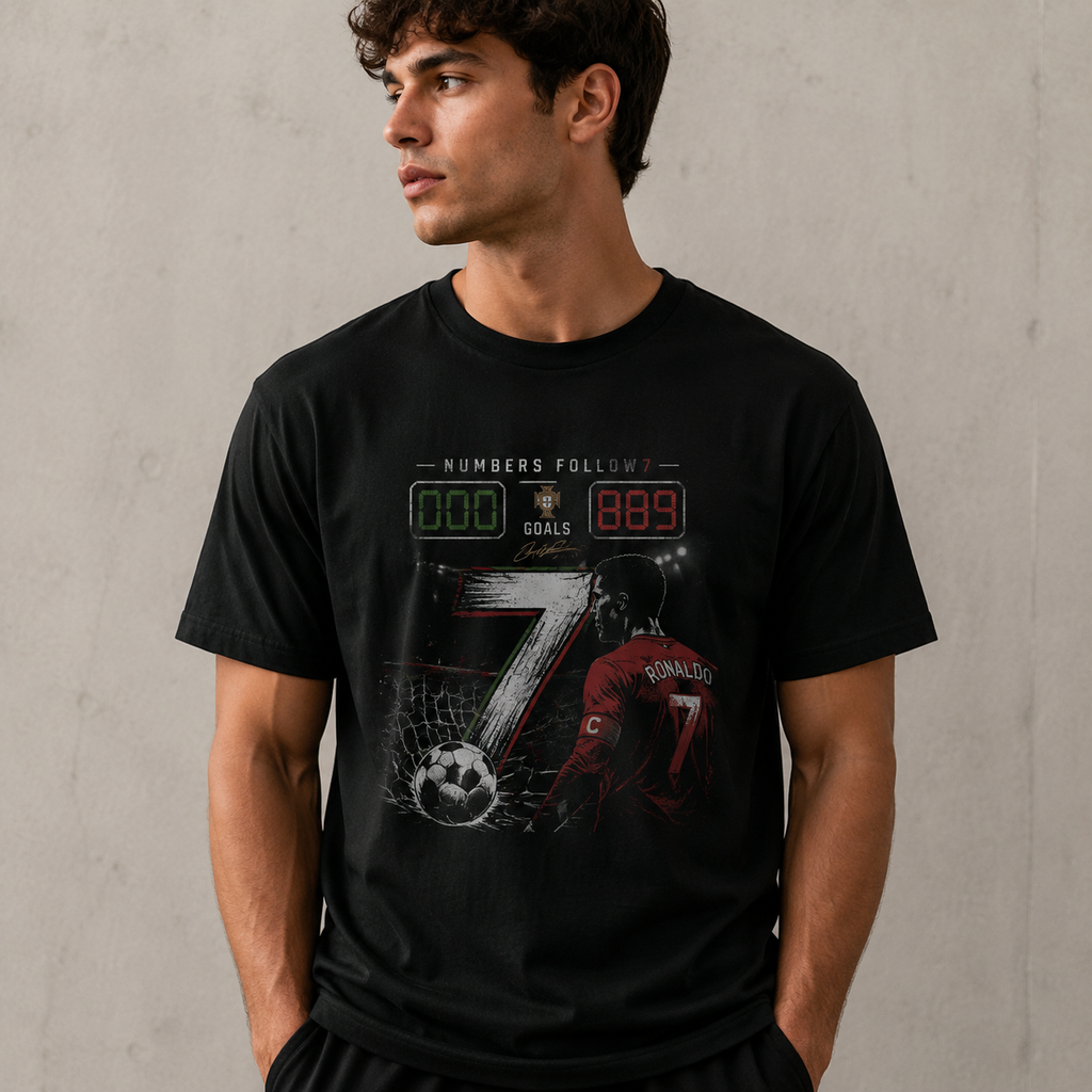 Cristiano Ronaldo Pure Cotton Unisex T-Shirt – Limited-Time Offer