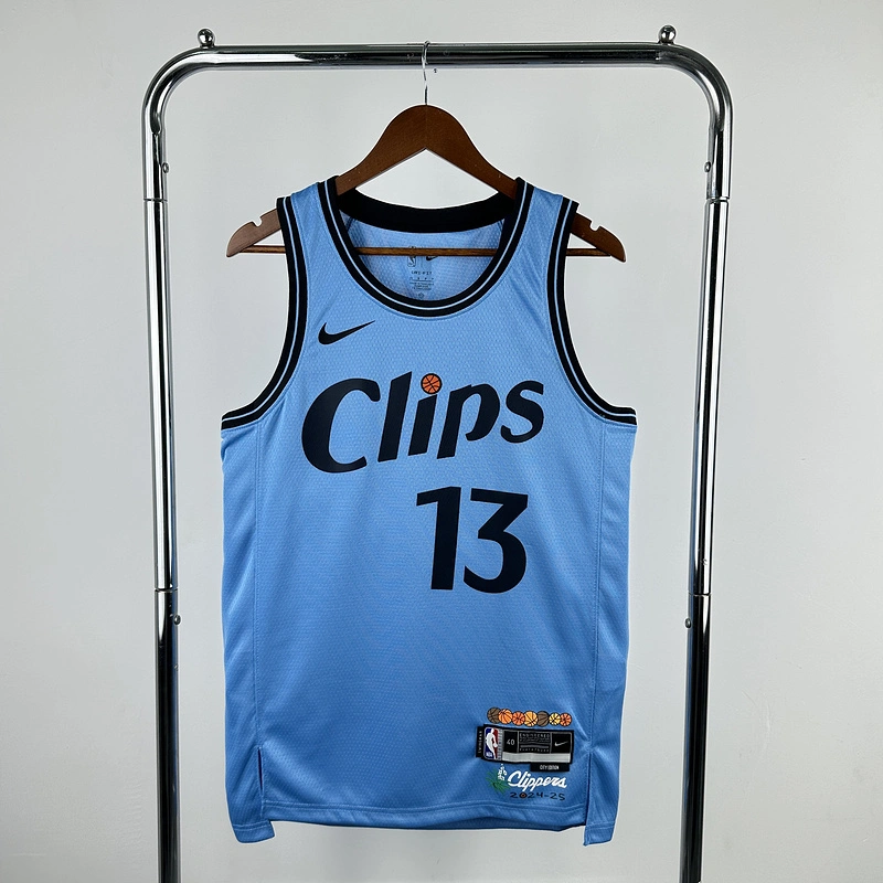 2025 NBA LA Clippers 13 GEORGE Basketball Jersey