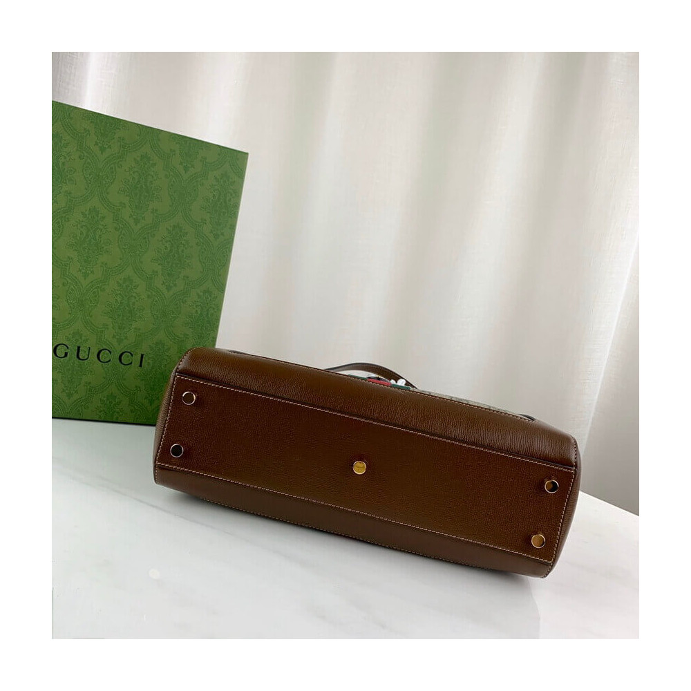 Gucci Jackie 1961 Medium Tote Bag in GG Supreme 30cm