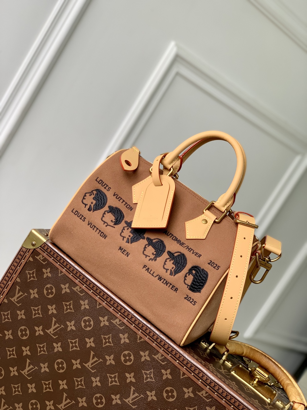 Louis Vuitton Pharrell x Nigo Speedy Bag 25 Brown
