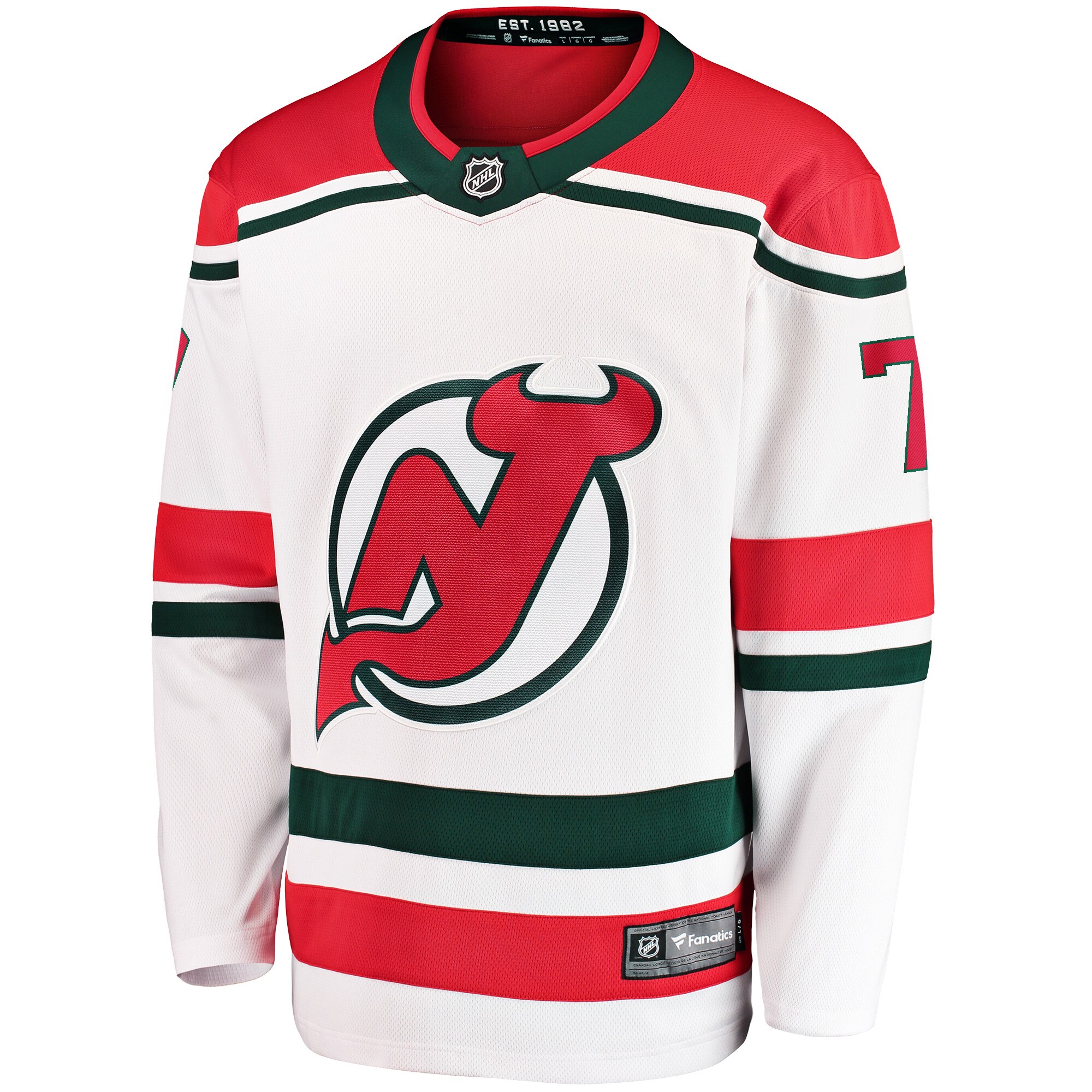 Dougie Hamilton New Jersey Devils Fanatics 2022/23 Heritage Premier Breakaway Jersey – White