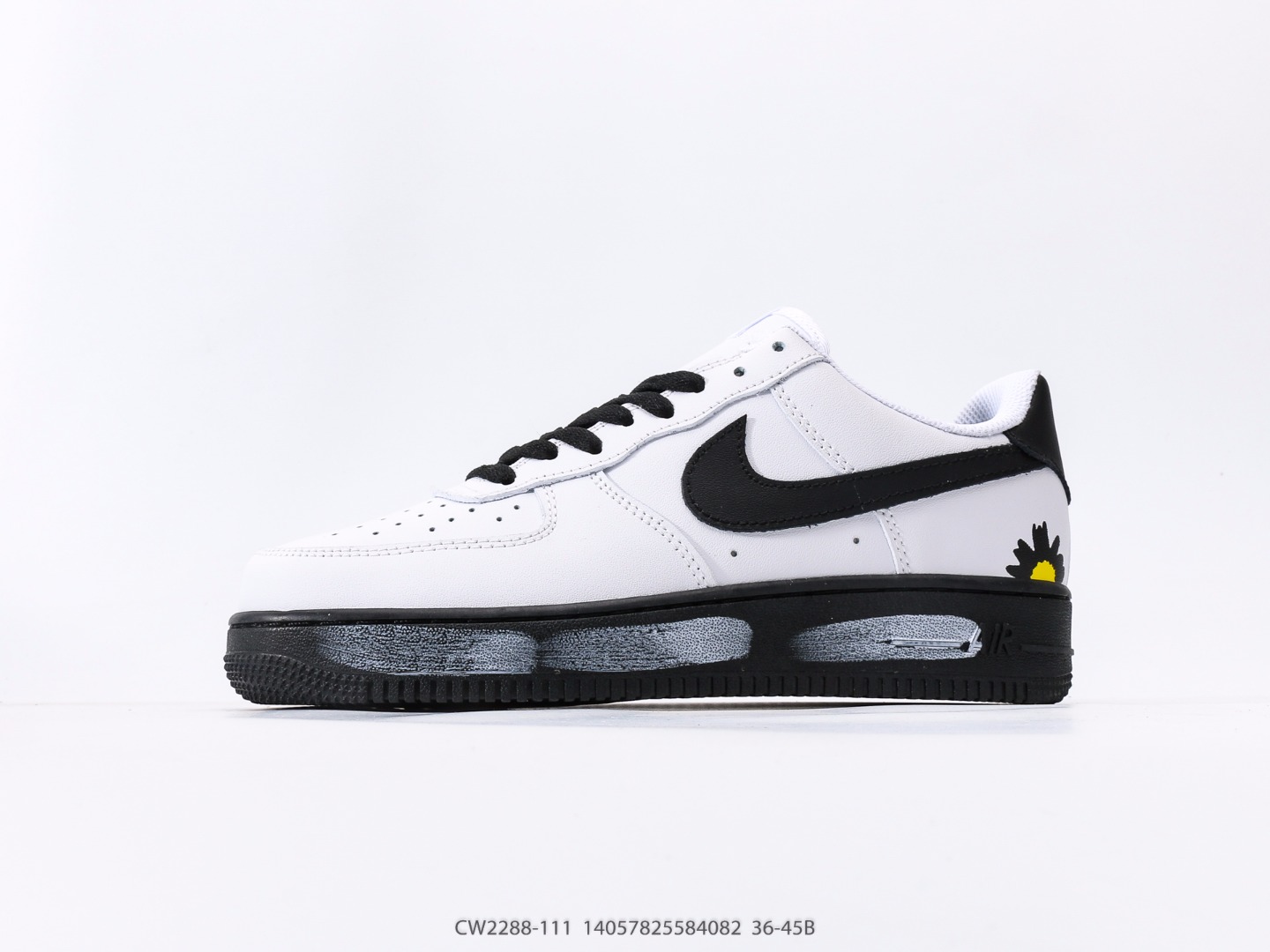 Nike Air Force 1 Low Mini Daisy White Black Sole