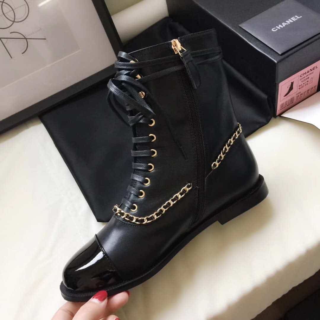 Chanel Women’S Botas Para Mujer Black