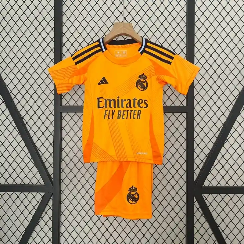 2024-25 Real Madrid Away Kids Kit Football jersey