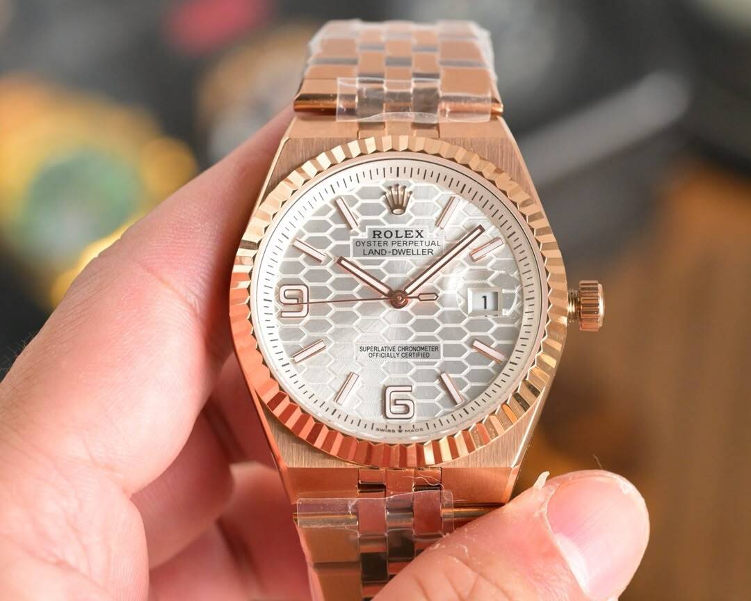 [Superclone] Rolex Land-Dweller 40mm Intense White Dial Flat Jubilee 127335