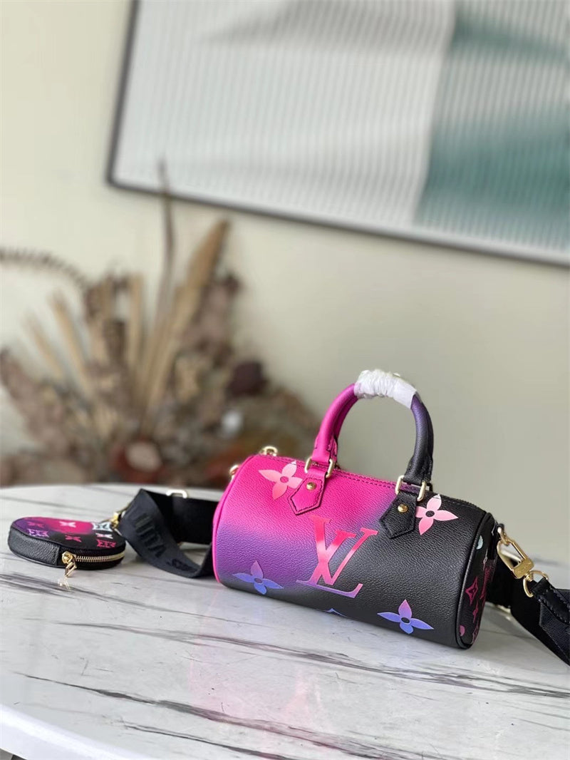 Louis Vuitton Papillon Bb 20Cm Midnight Fuchsia