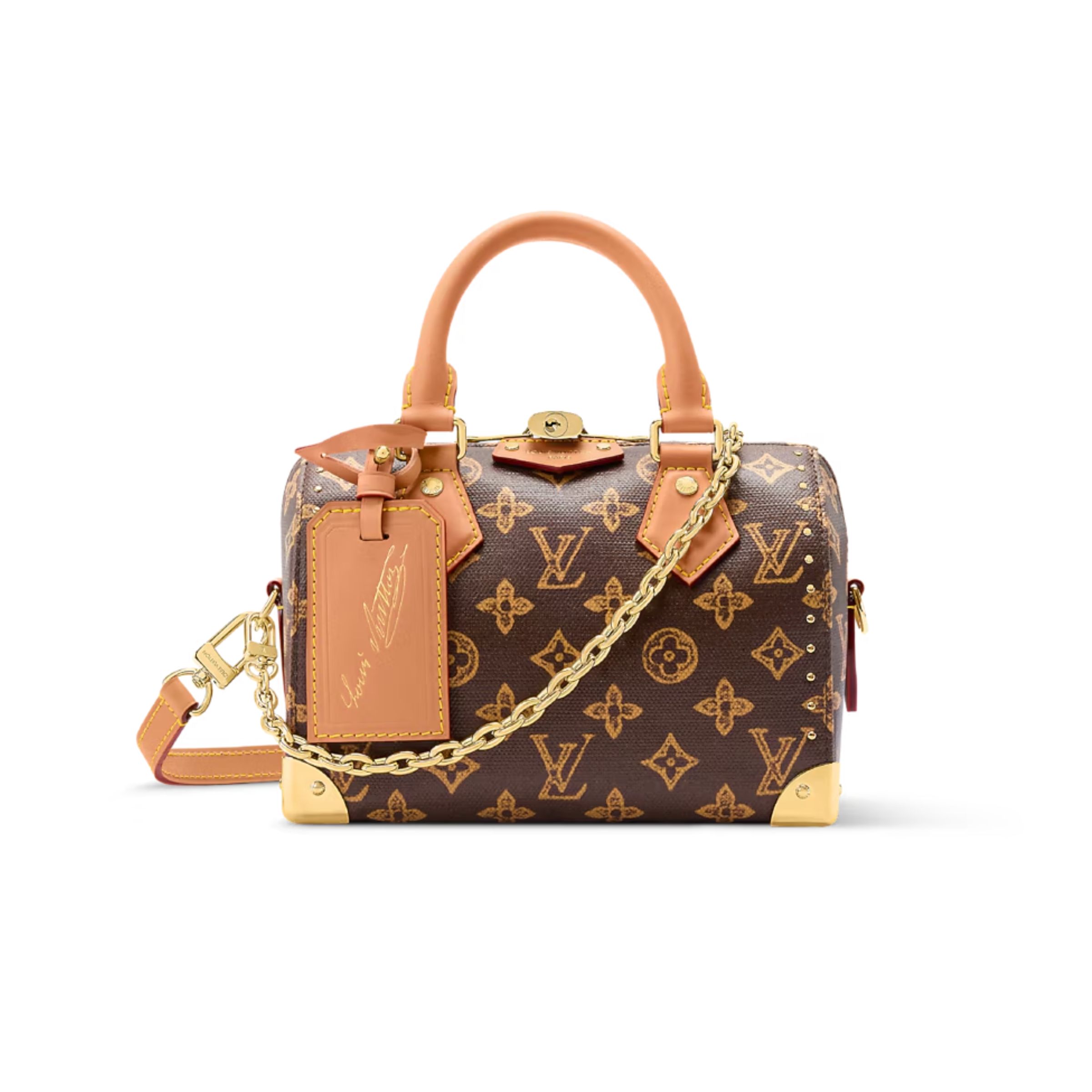 Louis Vuitton Speedy Trunk 20-Pack Box Bag Monogram Origine 16 cm M28102