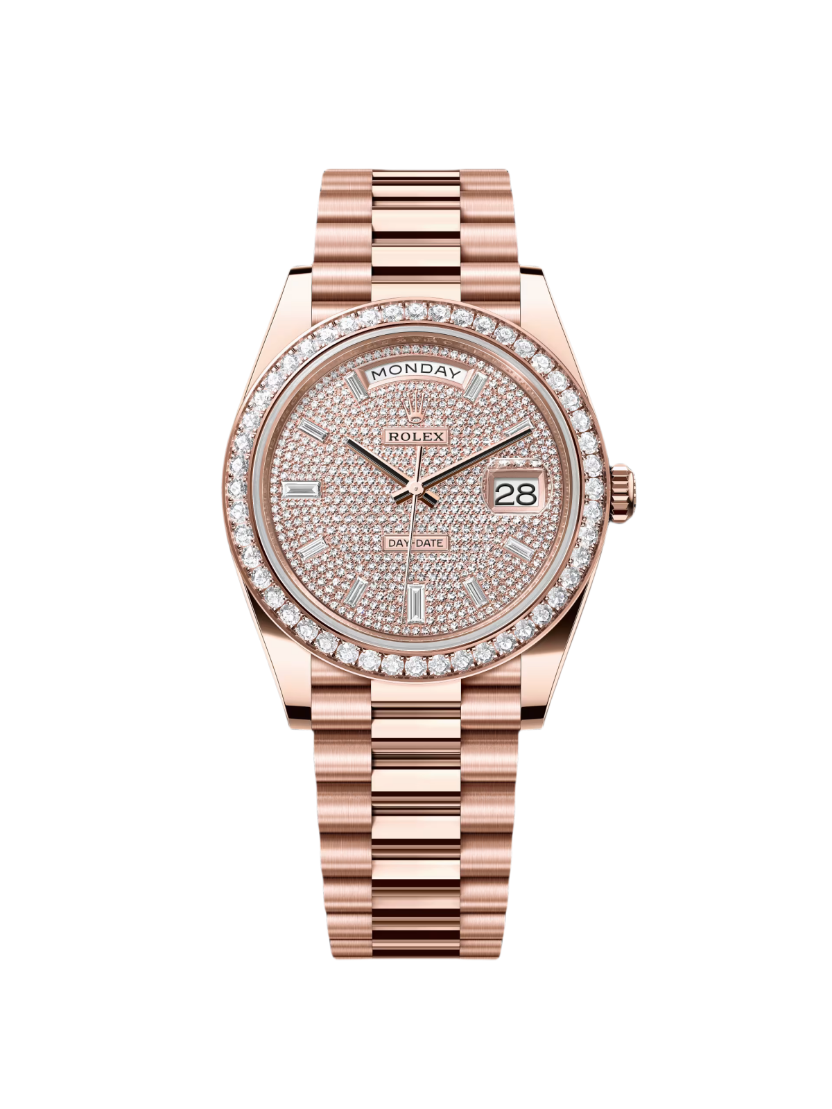 Rolex  Day-Date 40mm Diamonds Paved Dial 228345rbr-0002