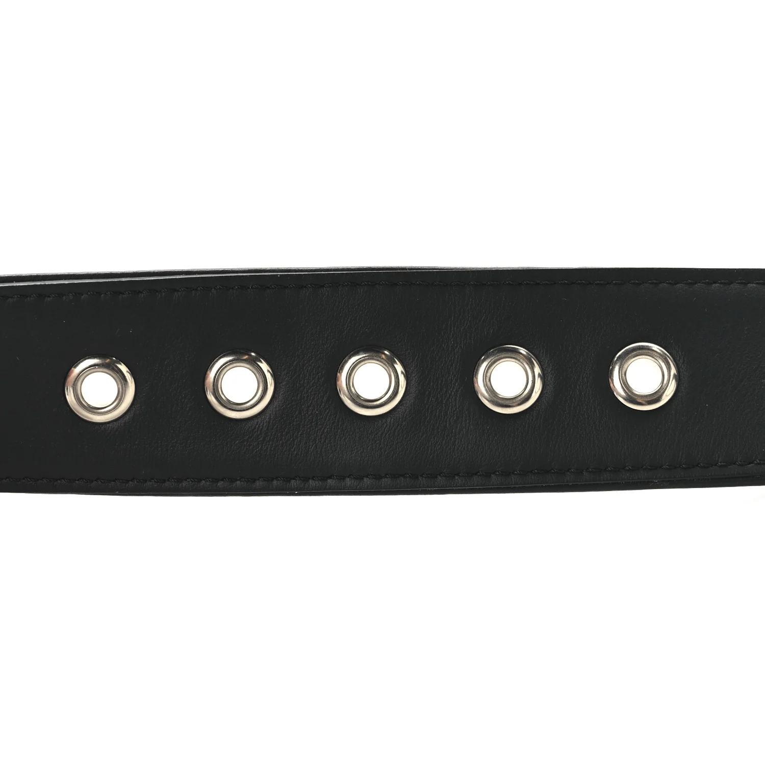 Glazed Fabric Vitello Century FF 1974 Belt 85 34 Rosso Black