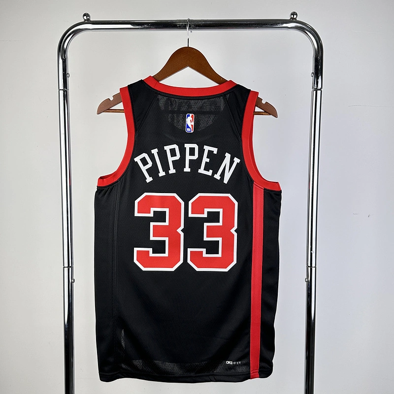 2024 NBA Chicago Bulls 33 PIPPEN Basketball Jersey
