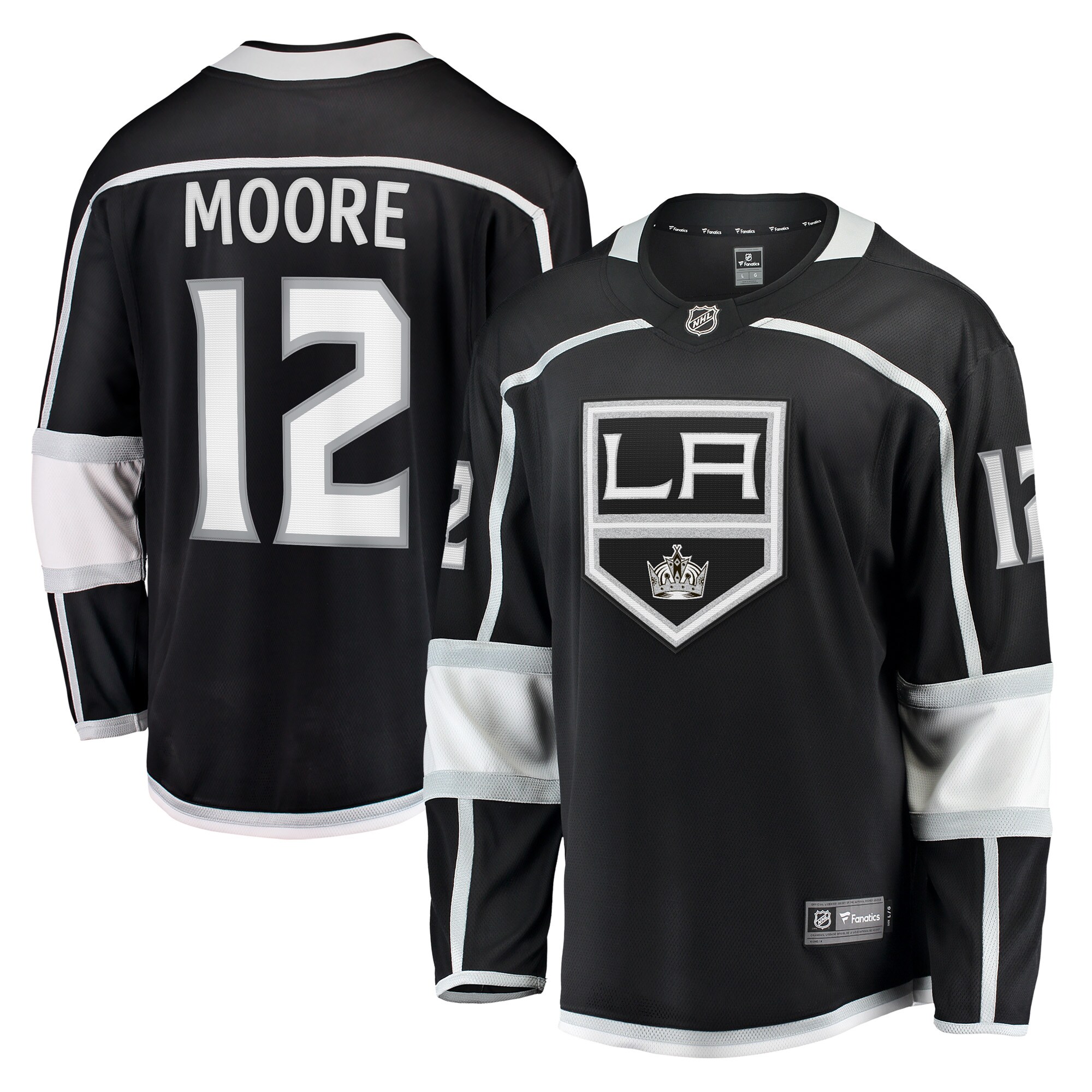 Trevor Moore Los Angeles Kings Fanatics Home Breakaway Player Jersey – Black